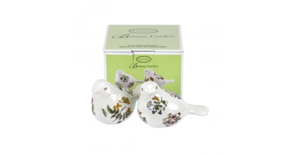 Portmeirion Botanic Garden Bird Shape Salt Pepper